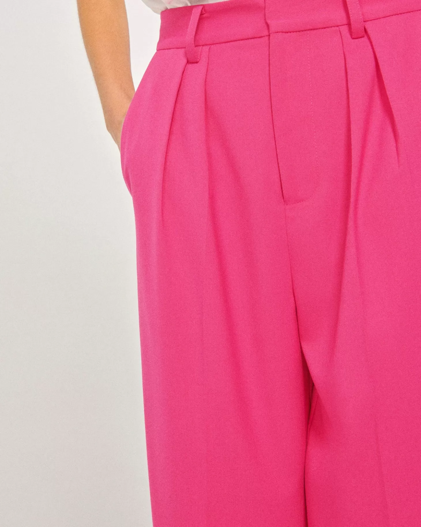 FROM FUTURE Wide Leg Pants Flash Pink Online