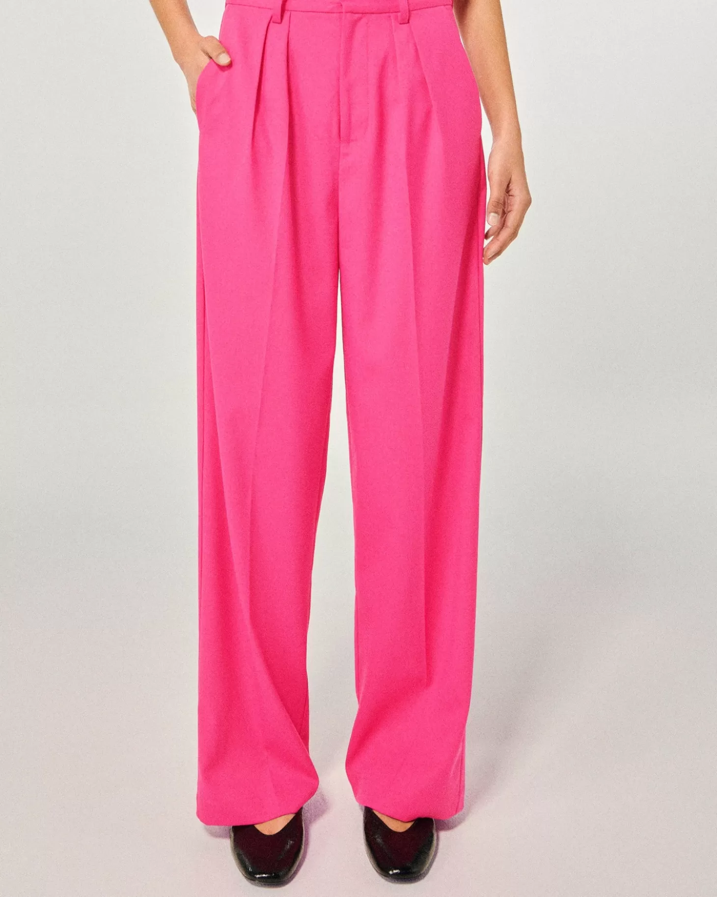 FROM FUTURE Wide Leg Pants Flash Pink Online